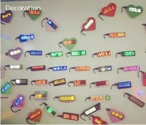 2019 led de desplazamiento nombre placa Diseño de tarjeta led para publicidad interior programación de alta calidad - Product Image 2