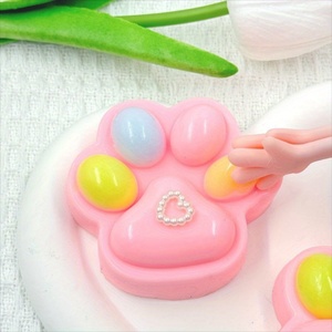 ของเล่นบีบคลายเครียดสำหรับเด็ก TPR Sensory ของเล่นแมวน่ารักแบบ Taba Squishy สำหรับครอบครัว ขายบน Shopify และ Tiktok - Product Image 1