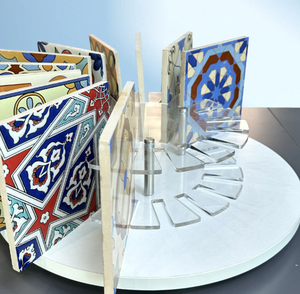 Support d'affichage <span class=keywords><strong>de</strong></span> bureau <span class=keywords><strong>pour</strong></span> dalles <span class=keywords><strong>de</strong></span> pierre, petits échantillons <span class=keywords><strong>de</strong></span> carreaux <span class=keywords><strong>de</strong></span> céramique artistiques, cartes <span class=keywords><strong>de</strong></span> couleurs <span class=keywords><strong>de</strong></span> <span class=keywords><strong>verre</strong></span>, support rotatif <span class=keywords><strong>de</strong></span> <span class=keywords><strong>table</strong></span> <span class=keywords><strong>pour</strong></span> échantillons - Product Image 5