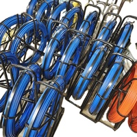 Tige de guidage en fibre de verre FRP pour tire-câble, outil de pose de câbles de 150 m, outils de pose de câbles de 4,5 mm, tige de guidage pour conduits