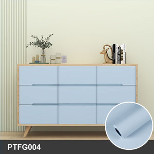 Skin Feeling Solid Color Peel and Stick PVC Wallpaper With Air Duct for Wardrobe <strong>Table</strong> Living Room Furniture Renovation - Product Image 1