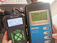 Probador de batería de coche de 12V, herramienta de diagnóstico de alternador de baterías automotrices digitales, análisis de capacidad de carga CCA 100-2000 para coche