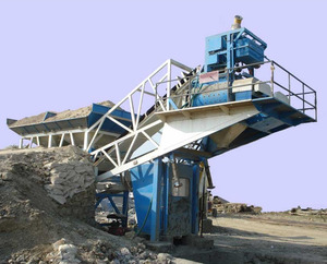 Usine prix YHZS série Mobile centrale à deux arbres mélangeur bétonnière pour chantier de construction - Product Image 4