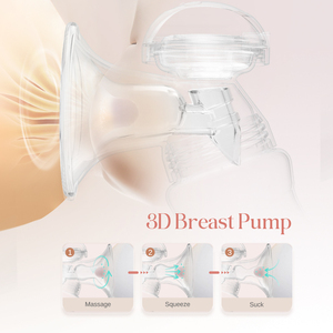 Tire-lait électrique double HORIGEN Natural 3D Pumping, qualité hospitalière, 2 moteurs, contrôle indépendant de <span class=keywords><strong>l</strong></span>'aspiration, <span class=keywords><strong>pour</strong></span> <span class=keywords><strong>l</strong></span>'<span class=keywords><strong>allaitement</strong></span> - Product Image 3