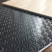 Plancher en vinyle PVC LVT flexible et facile à remplacer, 5 mm, pose libre, revêtement de sol en vinyle plastique de luxe