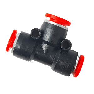 Reductor en Y de tres vías PW8-6 10-8 de plástico azul, cabezal de acoplamiento rápido para bomba de aire y tubo de aire - Product Image 6