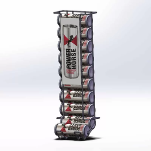 Marketten Metal tel bira Can depolama raf canavar enerji içecek ekran standı - Product Image 2