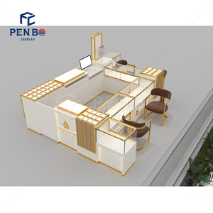 Quầy trưng bày nước hoa đặt làm riêng, quầy kính trưng bày trong trung tâm thương mại, quầy bán hàng mỹ phẩm, gian hàng trưng bày nước hoa và mỹ phẩm để bán - Product Image 3