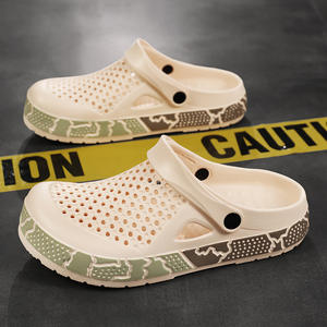 Sabots unisexes à semelle creuse en EVA, antidérapants, à semelle souple, pour l'extérieur, le jardin, la conduite, talon de 3 cm, sandales d'été confortables - Product Image 5