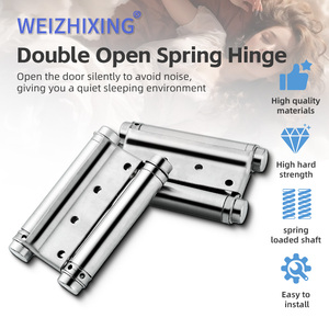 Chất Lượng Cao Kích Thước Khác Nhau Có Thể Điều Chỉnh Thép Không Gỉ Đôi Mùa Xuân Bản Lề Cho Cửa - Product Image 2