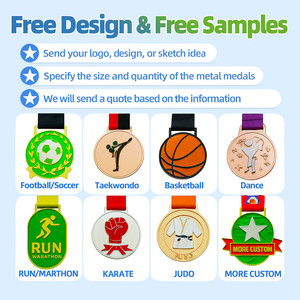 Medalla de baloncesto con logotipo personalizado Premium Medallas de oro para premios deportivos Proveedor de trofeos y placas de calidad - Product Image 4