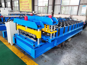 เครื่องขึ้นรูปม้วนกระเบื้องอิฐเคลือบโลหะ<span class=keywords><strong>สังกะสี</strong></span>แผ่น<span class=keywords><strong>หลังคา</strong></span>สำหรับตลับลูกปืนมอเตอร์ - Product Image 2