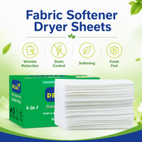 Dr. easy OEM – Lingettes assouplissantes écologiques 4-en-1 à base de plantes et de minéraux pour le linge, parfum lavande, réduisent les odeurs