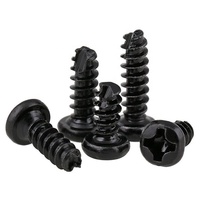 Vis autotaraudeuse M2.2 M2 M3 M4 en acier, tête cylindrique avec rondelle, nickelée et zinguée, pour le plastique
