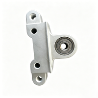 Pièces de précision en alliage d'aluminium moulé sous pression AlSi9Cu3 personnalisées, support de suspension, bras oscillant, mécanisme de liaison de porte d'ascenseur, CNC