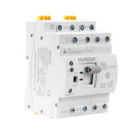 Interruptor de Transferencia Automática Moreday MDQ3 2P 4P 63A AC220V 110V ATS de Doble Alimentación Clase PC con Protección Contra Baja Tensión