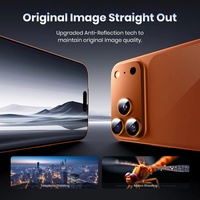 Protection d'Objectif de Caméra en Métal pour iPhone 17 11 12 13 Pro Max 14 15 16 Plus 12 13 Mini 17 Air Accessoire Cache Objectif en Verre