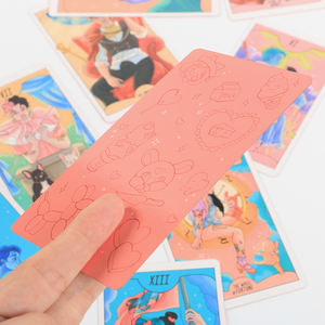 Cartas de alta calidad de fábrica, 78 unidades, 12x7cm, Crybaby Gold Edge con guía, Tarot, juego de mesa de oráculo inglés - Product Image 6