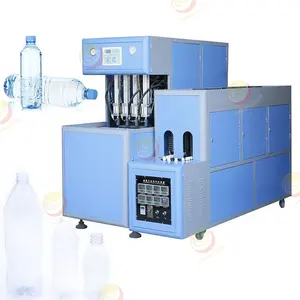 Hz-880 New Semi Automatic 1000ml Preform Water Plastic Bottle Blow Mold Blow Make Machine for Sale