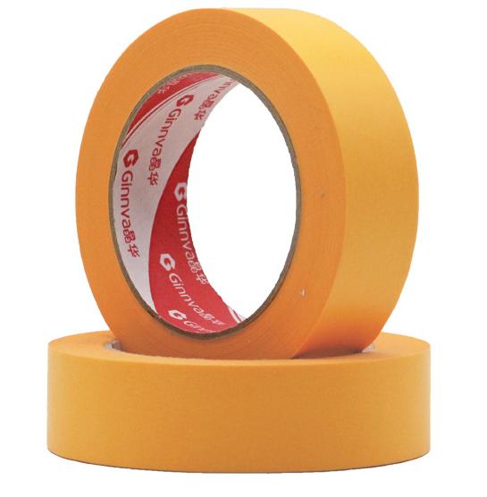 Best-Selling 10mm Yellow Crepe Paper for Washi Tape Single Sided Acrylic Adhesive UV Masking Tape for Automobile Painter