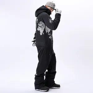 Rennende Rivier Waterdichte Jumpsuit Voor Heren Skipak Mannen Skiën Snowboardjack Dames Snowboardset Kleding # N9470