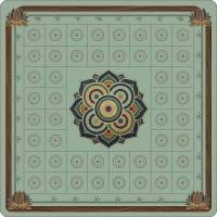 Alfombrilla de Mahjong Impermeable Personalizada de 31.5 Pulgadas en Stock, OEM ODM, Borde de Costura Suave, Antideslizante, Fácil de Limpiar, para Mesa de Mahjong Doméstica