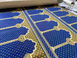 Nuovo Design di <span class=keywords><strong>Tappeto</strong></span> da <span class=keywords><strong>Preghiera</strong></span> da Parete a Parete <span class=keywords><strong>per</strong></span> Moschea, <span class=keywords><strong>per</strong></span> Uso Musulmano - Product Image 2