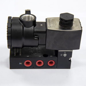 6215M0510 Série NAMUR Électrovanne 3/2 voies 5/2 voies 1/4 NPT à bobine actionnée 24 VDC à commande directe par électrovanne - Product Image 1
