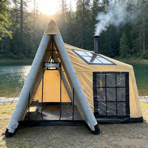 Tente <span class=keywords><strong>de</strong></span> camping gonflable Oxford pour la <span class=keywords><strong>pêche</strong></span> à la <span class=keywords><strong>carpe</strong></span>, 3,7x4m, grand espace, imperméable, coupe-vent, portable, tente familiale 4 saisons, montage rapide - Product Image 2