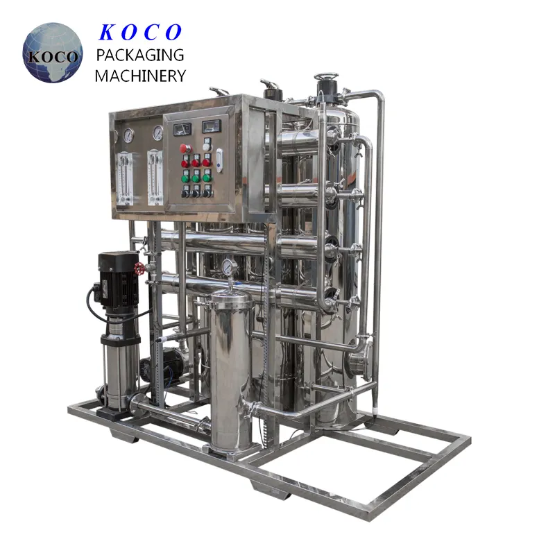 KOCO 1T Wholesale High Quality Ozone Waste Water Treatment System Purification Machine RO Water Purifier System 10 Wooden Box