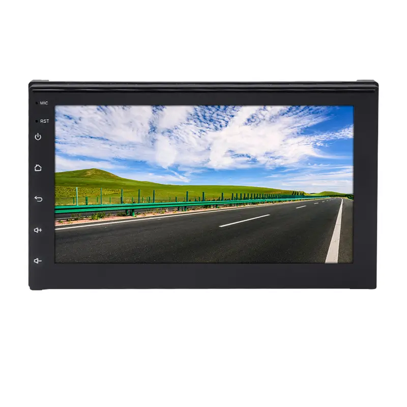 Universal 7 inch android touch screen car dvd gps stereo monitor radio player with camera