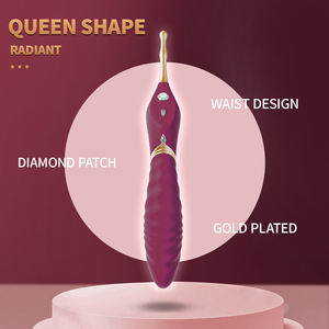 Dubbel Eind Stimulatie Vibrerende Toverstaf Stuwende Vagina Ontspannende Plagende Clitoris Schroefdraad G-Spot Vibrator - Product Image 6