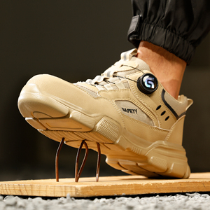 GUYISA 인기 스타일 천공 및 충격 방지 미끄럼 방지 중족골 보호 산업 안전화 - Product Image 2