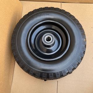 Ruedas de Goma Sólida de Espuma de PU de Alta Resistencia, 12 Pulgadas, 300 mm de Diámetro, Rueda Industrial con Rodamiento de Acero 6204 Resistente al Desgaste - Product Image 3