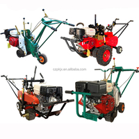 Ramasseuse de gazon artificielle à essence Machine à transplanter le gazon Coupeur de ligne de gazon Transplanteur de gazon Machines de jardinage