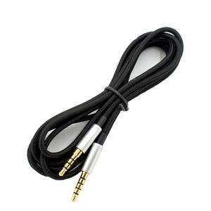 Cable de extensión para auriculares, Cable de Audio, Control de volumen silencioso, Cable de Audio negro con micrófono para <span class=keywords><strong>Astro</strong></span> A10/A40/<span class=keywords><strong>A30</strong></span>/A50 - Product Image 3