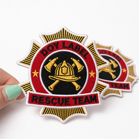 Étiquette DOY Accessoires de vêtement et de traitement Conception Logo personnalisé Bordure brodée Écusson de broderie pour vêtements