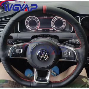 Volante de fibra de carbono WGYAP para Volkswagen Golf 7CC Maiten POLO Sprint GTI para Volkswagen Volante Tuning - Product Image 5