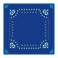 Tapis de Mahjong Thème Plage Ambiance Estivale, Housse de Table de Poker, Tapis de Jeu Portable Enroulable pour Pique-niques en Extérieur et Jeux de Voyage