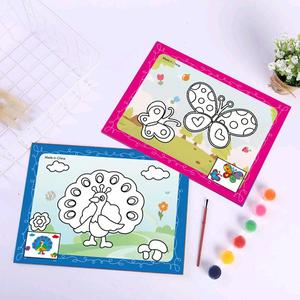 مجموعة أدوات رسم يدوية يدوية يدوية من المورد مجموعة تلوين 6 ألوان مائية ألعاب رسم للأطفال - Product Image 2