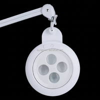 Lampe loupe LED professionnelle pour salon de beauté avec support au sol pour extension de cils, soins des ongles et traitements esthétiques