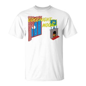 Camiseta Goodnight Moon para adultos, unisex, de algodón, con diseño gráfico - Product Image 1