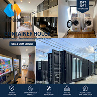 Maison de conteneurs d'expédition de luxe de haute qualité, villa modulaire préfabriquée mobile pour hôtel, usage résidentiel et commercial