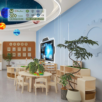 Ensemble table et chaise d'apprentissage en bois Montessori Hikeylove pour la maternelle, la maternelle préscolaire, l'école, la salle de classe, le bureau d'écriture, le mobilier de sécurité