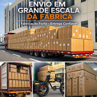 Vélo électrique ZUMI US Brazil Stock, usine de vélos électriques, 48V 1000W, pneus larges, VTT électrique, prêt à être expédié, fournisseur en gros, OEM ODM