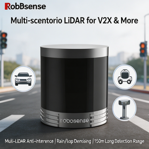 Scanner laser <span class=keywords><strong>3D</strong></span> longue portée Robosense <span class=keywords><strong>Helios</strong></span> H32 F26 & H32 F70, capteurs LiDAR optiques avec portée de 150 m, 16/32 faisceaux pour la cartographie <span class=keywords><strong>3D</strong></span> - Product Image 4