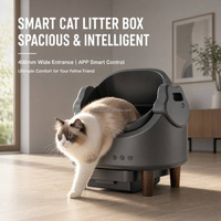 Toilette intelligente pour chat Songya, marque privée, couleur personnalisée, logo, emballage, fournisseur OEM