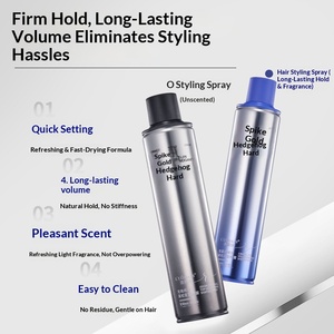 Lodeshi Top Head <span class=keywords><strong>Spray</strong></span> Coiffant Volumisant pour Hommes, Fixation Forte Longue Durée, Sans Odeur, Spécial Salon - Product Image 2