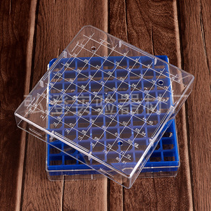 Hongbolai Cryogenic Tube <b>Box</b> 81-Compartment High Transparency With <b>Lettering</b> For -196C Storage - Product Image 3