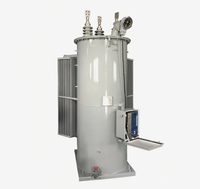 Régulateur de tension monophasé immergé dans l'huile de cuivre, monté sur poteau, pour ligne aérienne, IEC 50/60HZ, SVR 14.4KV 19.9KV